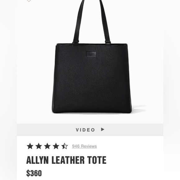 DAGNE DOVER ALLYN LEATHER TOTE - Picture 5 of 5